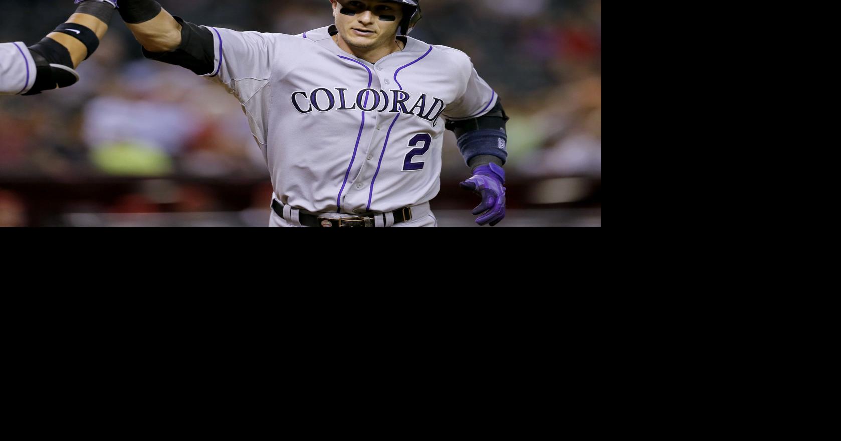 Buy MLB Colorado Rockies Youth Troy Tulowitzki 2 Cool Base Batting