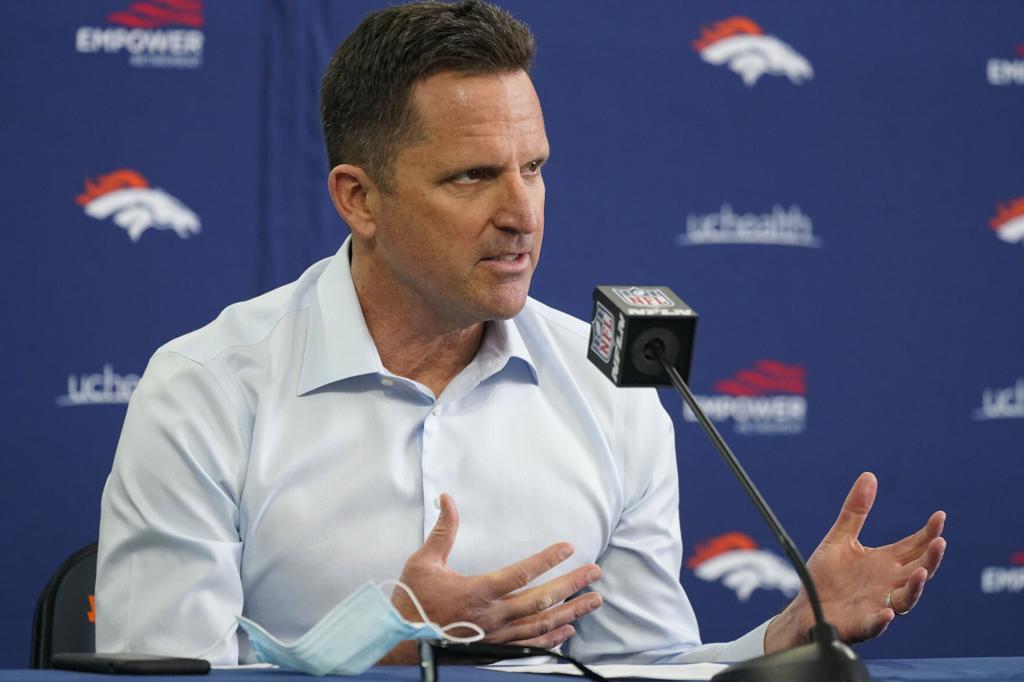 George Paton locks up two core Broncos in Courtland Sutton, Tim Patrick:  'If you let those guys go, you have no chance' | Broncos | gazette.com