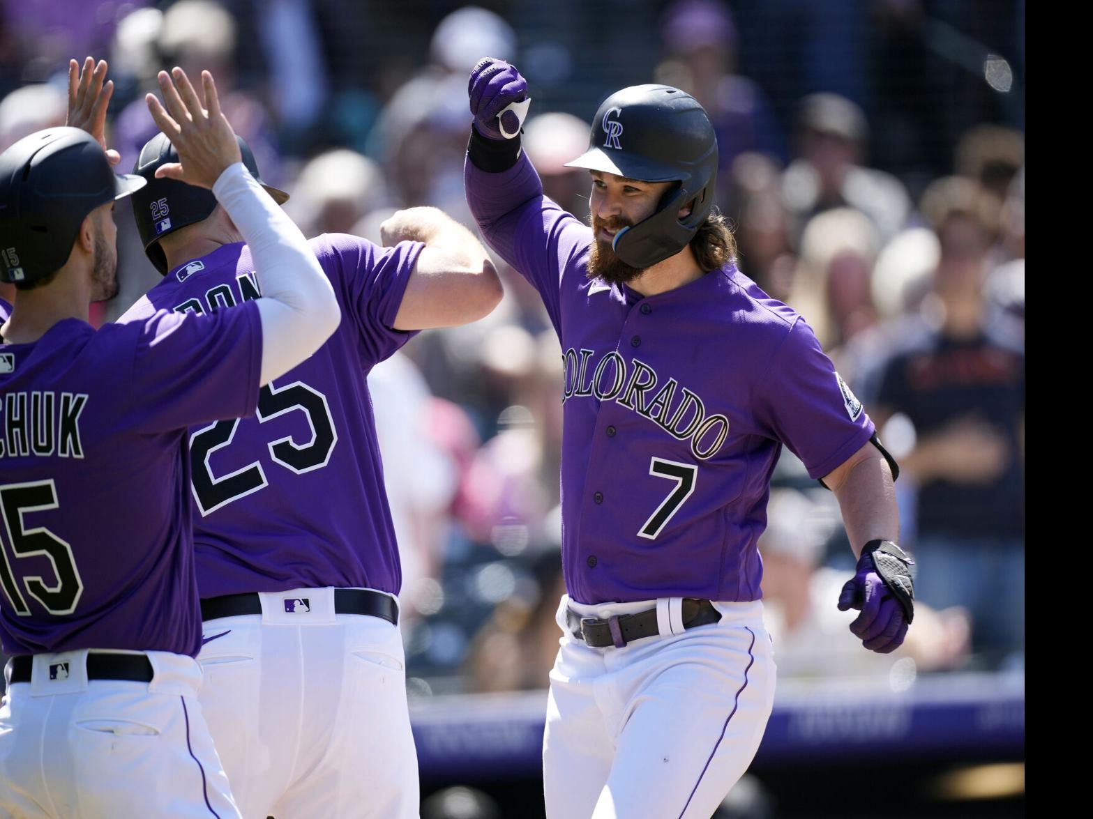 Randal Grichuk, Rockies fall short after 7-run 7th