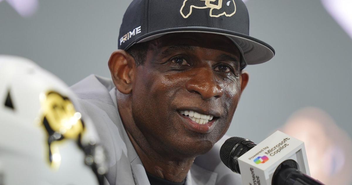 Colorado coach Deion Sanders declines to discuss health issues at Big 12 media days