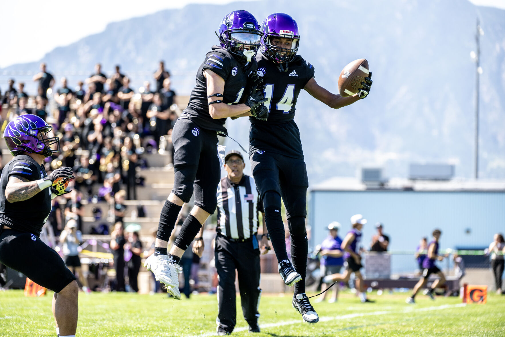 Mesa Ridge Football Dominates Rivalry Game, Securing 66-14 Victory against Widefield