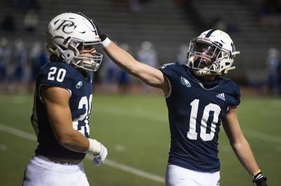 Future Iowa State Safety Beau Freyler Finds The End Zone Twice As Pine Creek Moves To 2 0 With Win Over Doherty Colorado Springs High School Sports Gazette Com
