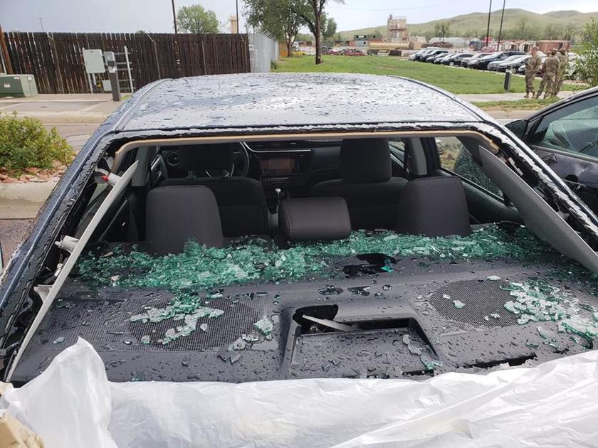 Photos Hail damage in Colorado Springs area Multimedia