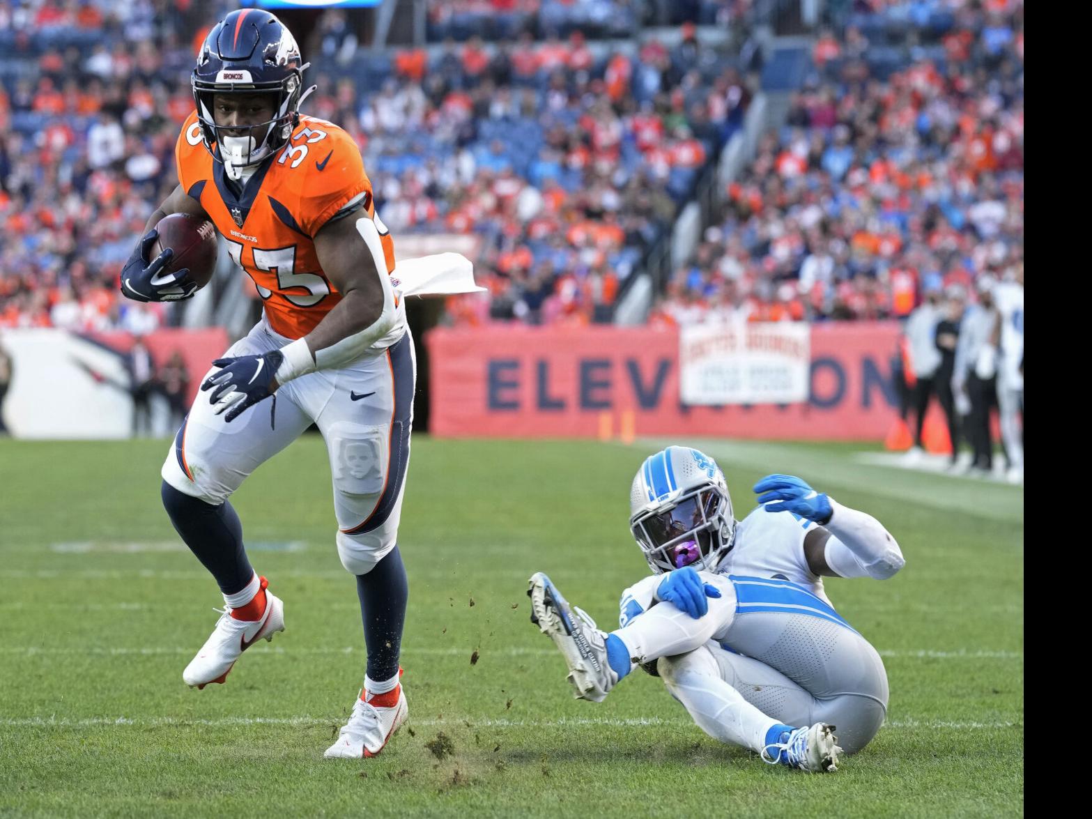 DENVER BRONCOS GAME: Broncos honor Demaryius Thomas in 38-10 win over Lions