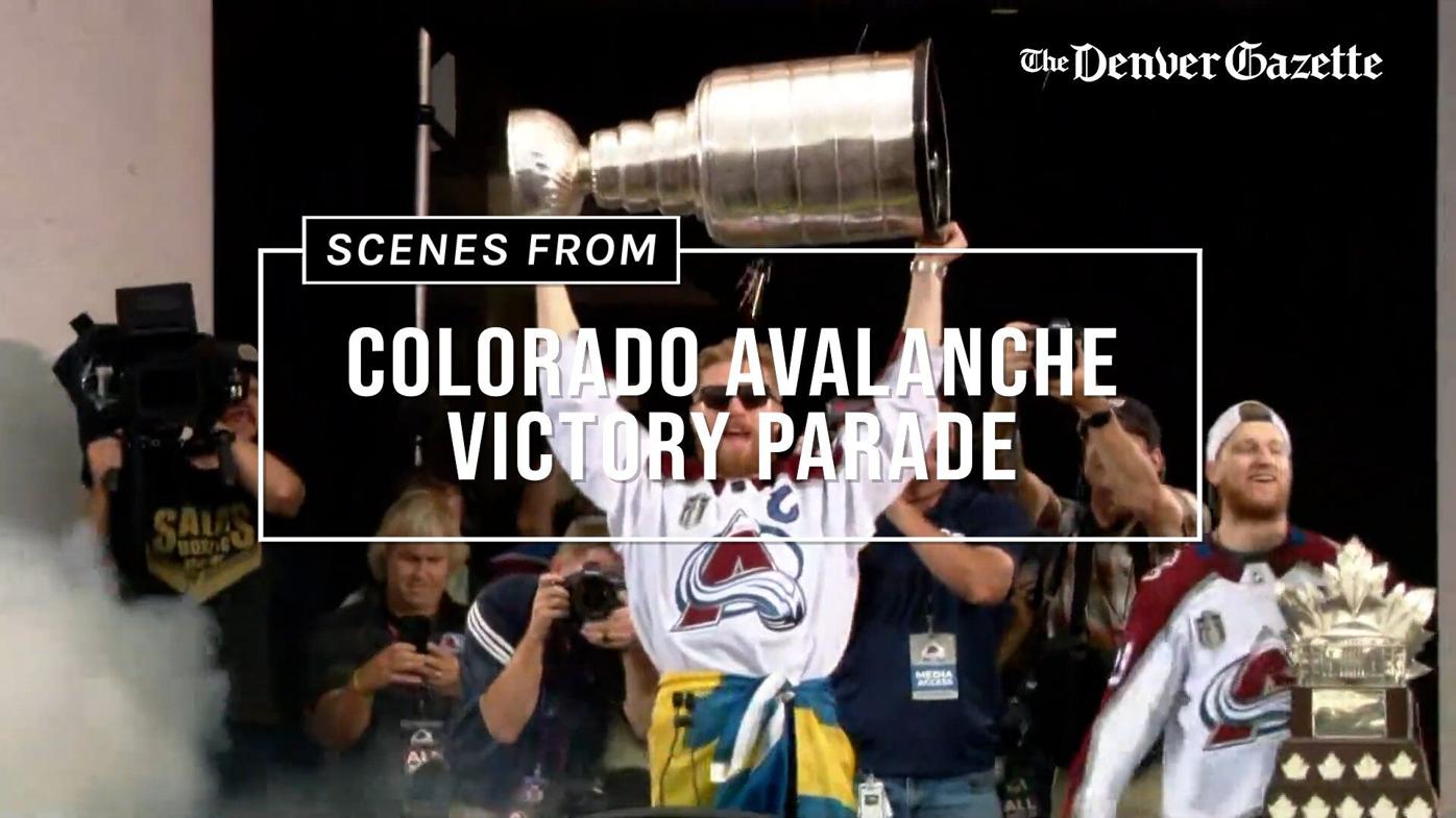 PHOTOS: Colorado celebrates Avalanche's Stanley Cup win with parade and  rally downtown Denver – Estes Park Trail-Gazette