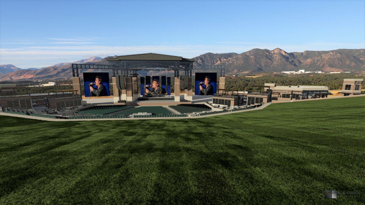 Red Rocks south? 8,000-seat outdoor amphitheater planned in Colorado  Springs, Subscriber Content