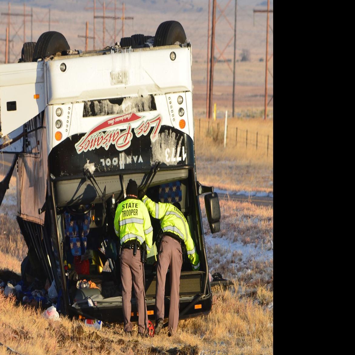 Passengers Injured In Bus Rollover On I 25 In Southern Colorado Colorado Springs News Gazette Com