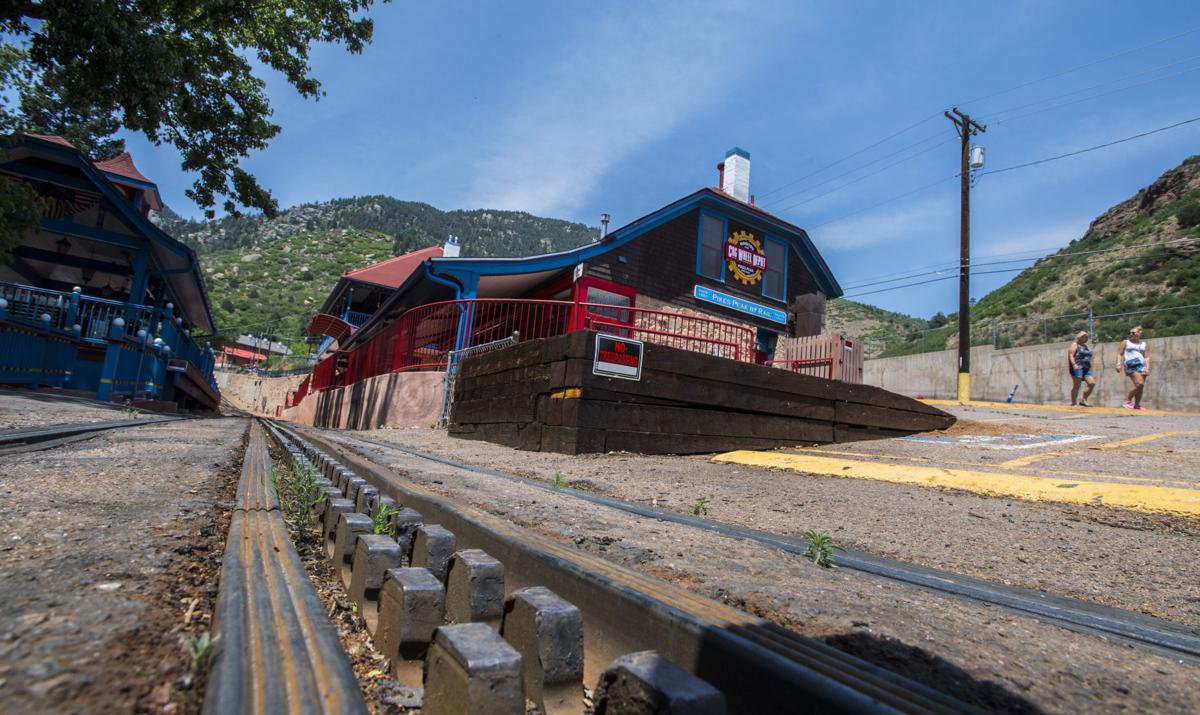 Manitou Springs Weighing Tweaks To Pikes Peak Cog Railway Tax Break Tourists Walk Past The Closed Depot Tuesday June 12 2018 At Pikes