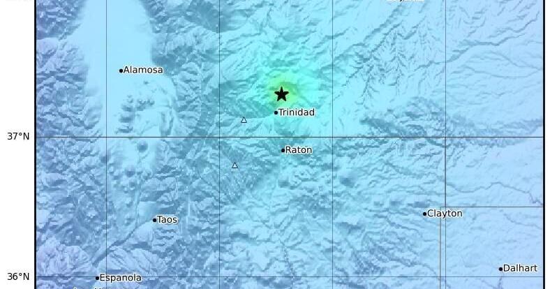 Trinidad, Colorado earthquake on June 19, 2023 |  in the fresh air