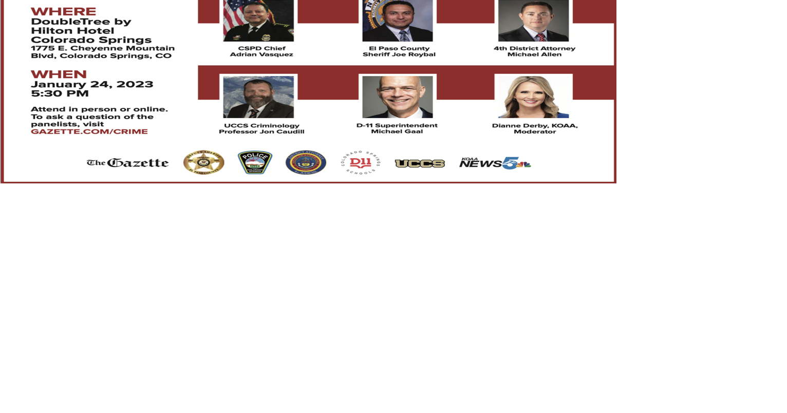 Fighting crime together Colorado Springs criminal justice leaders to