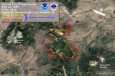 Spring Creek Fire Expands To 78 944 Acres Overnight Colorado