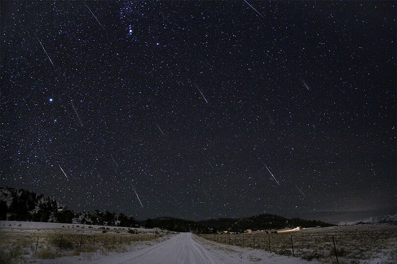 Catching a glimpse of the meteor shower over Colorado