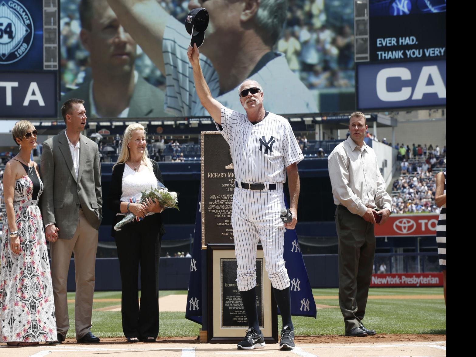 Yankees honor Goose Gossage with Monument Park plaque, Sports
