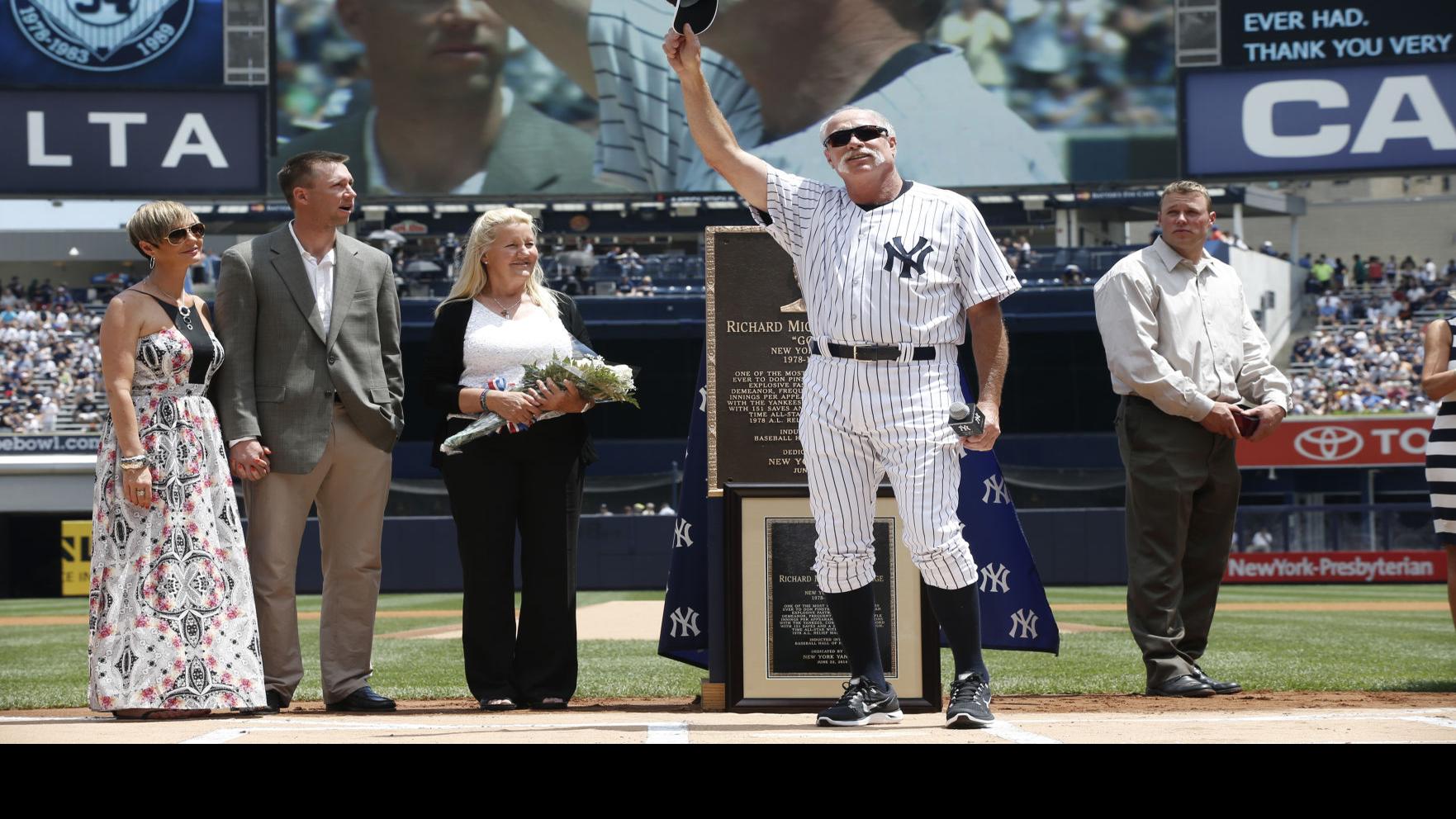 Notebook: Monument Park honor 'overwhelming' to Goose Gossage