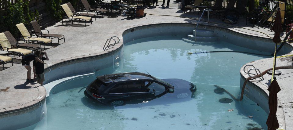 Woman drives through fence and into Cheyenne Mountain Resort pool ...