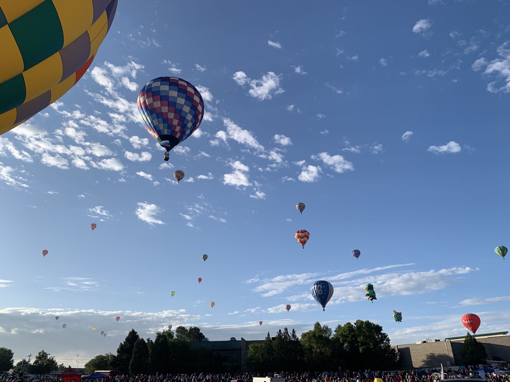 hot air balloon video