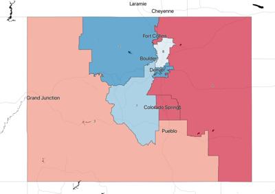 Final adopted Colorado congressional redistricting map plan
