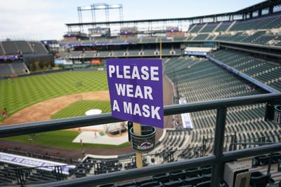 Purple seats at Coors Field, The purple seats at Coors Fiel…