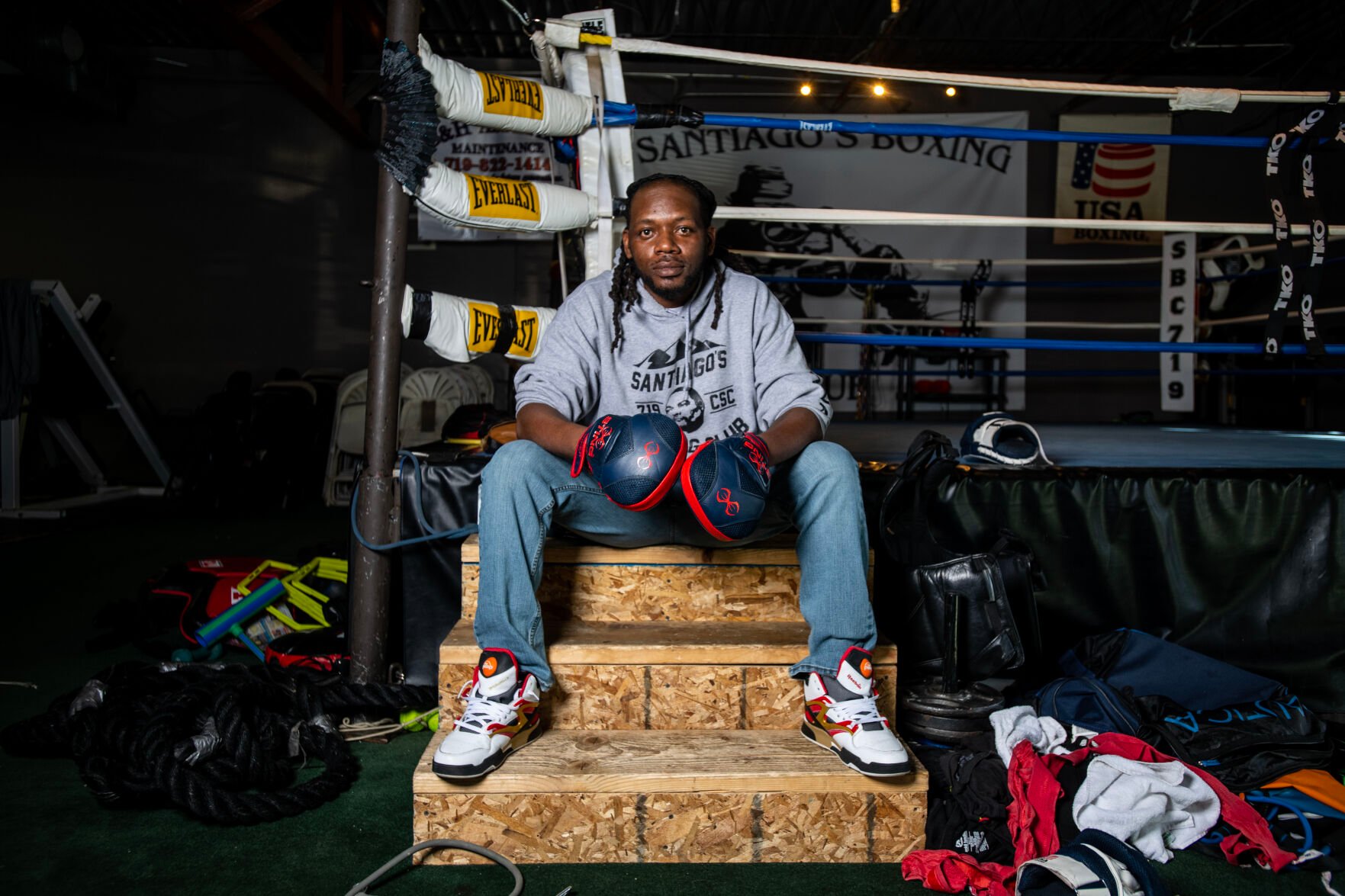 Colorado Springs boxing gym mix of champions novices empowerment