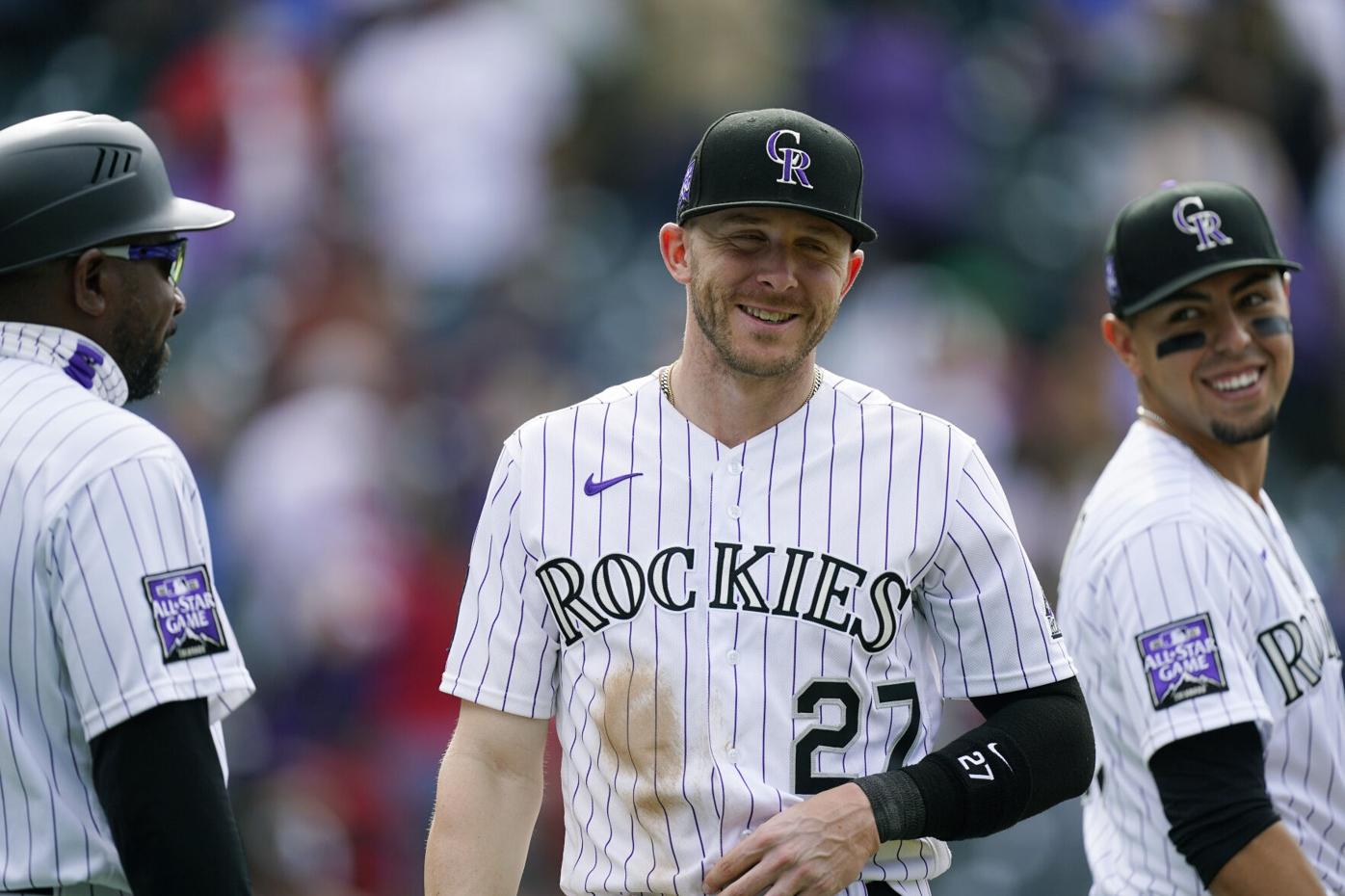 Alan Trejo of the Colorado Rockies at bat against the Miami Marlins News  Photo - Getty Images