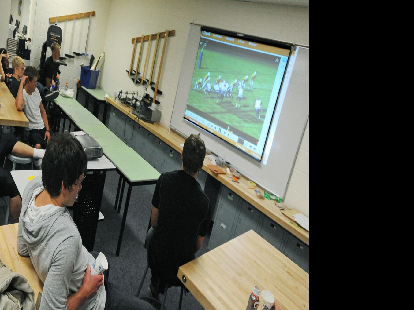 Technology Allows High School Football Coaches Players To Break
