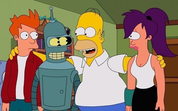 The simpsons and clearance futurama crossover full episode