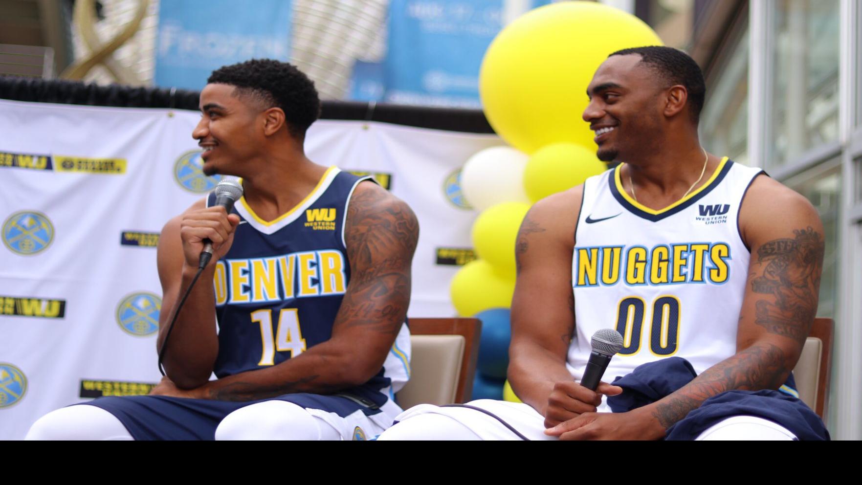 What is Western Union on the Denver Nuggets jerseys?