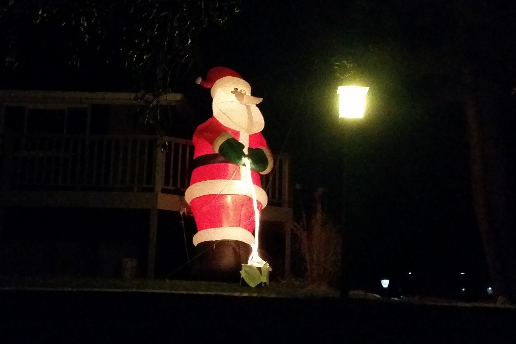 Side Streets Peeing Santa display has Colorado Springs neighbors in uproar News gazette image
