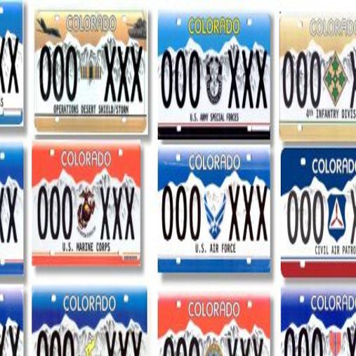 Colorado General Assembly Looks To Add To Military License Plates Military Gazettecom