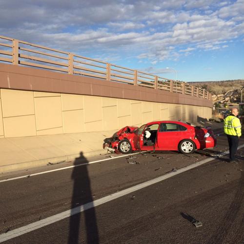Two injured in head-on crash in northeast Colorado Springs