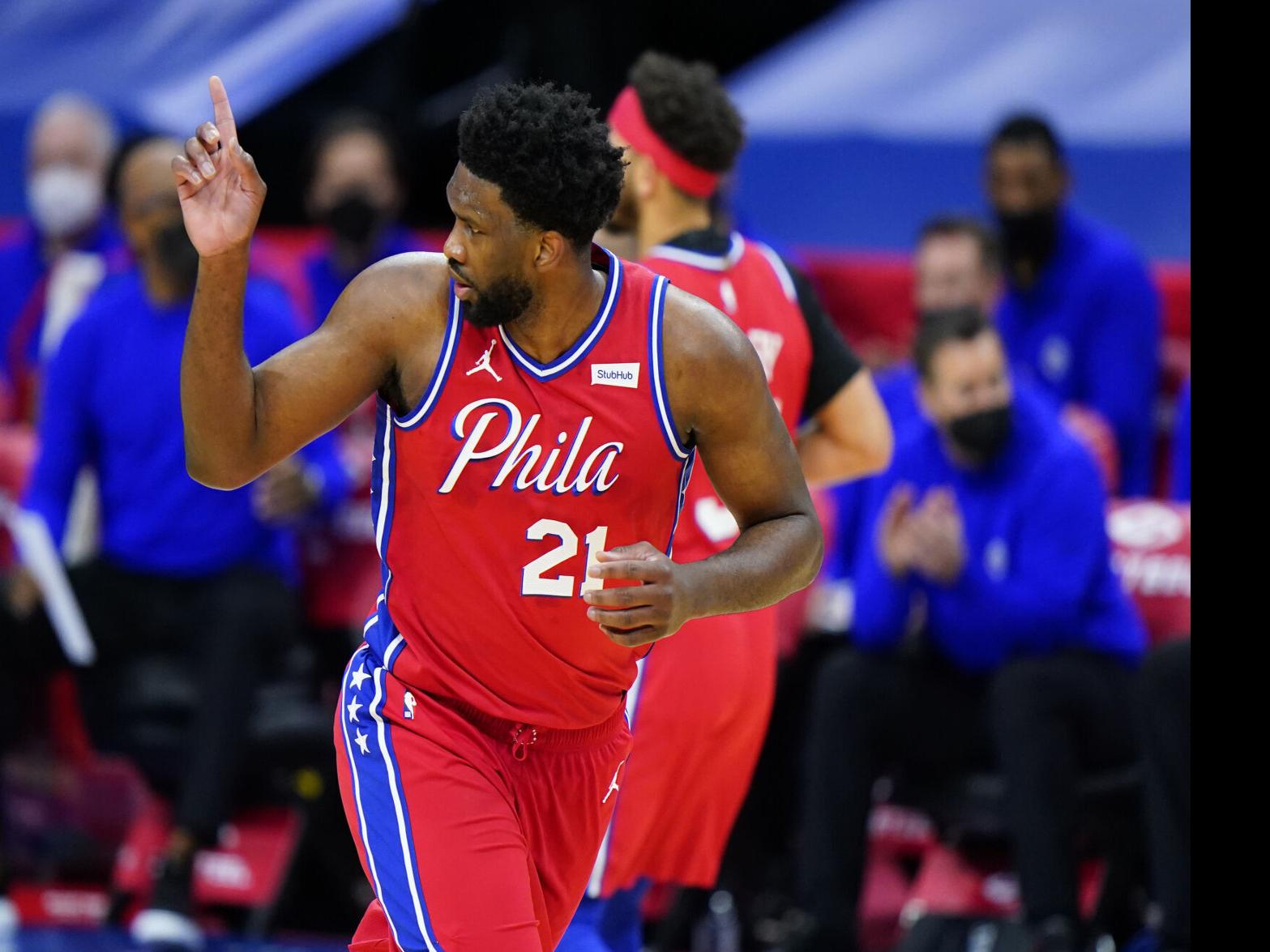 NBA: Joel Embiid fuels Sixers past LeBron-less Lakers