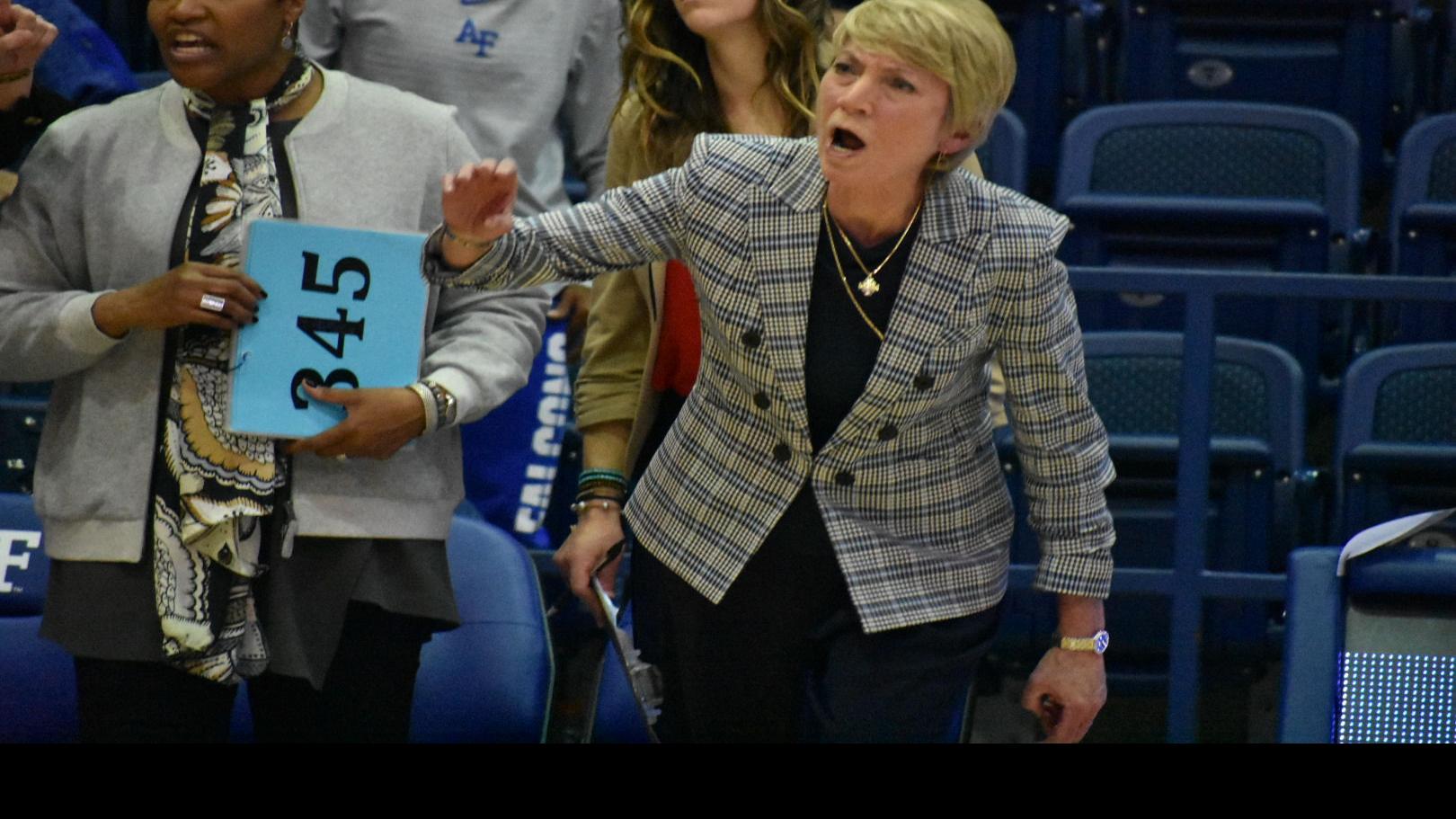 Air Force Women S Basketball Coach Chris Gobrecht Explains Female