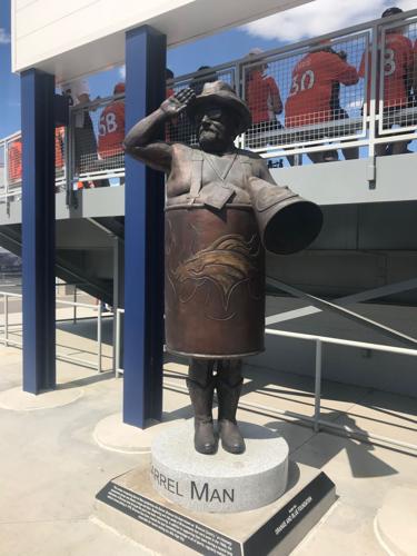 Barrel Man Statue