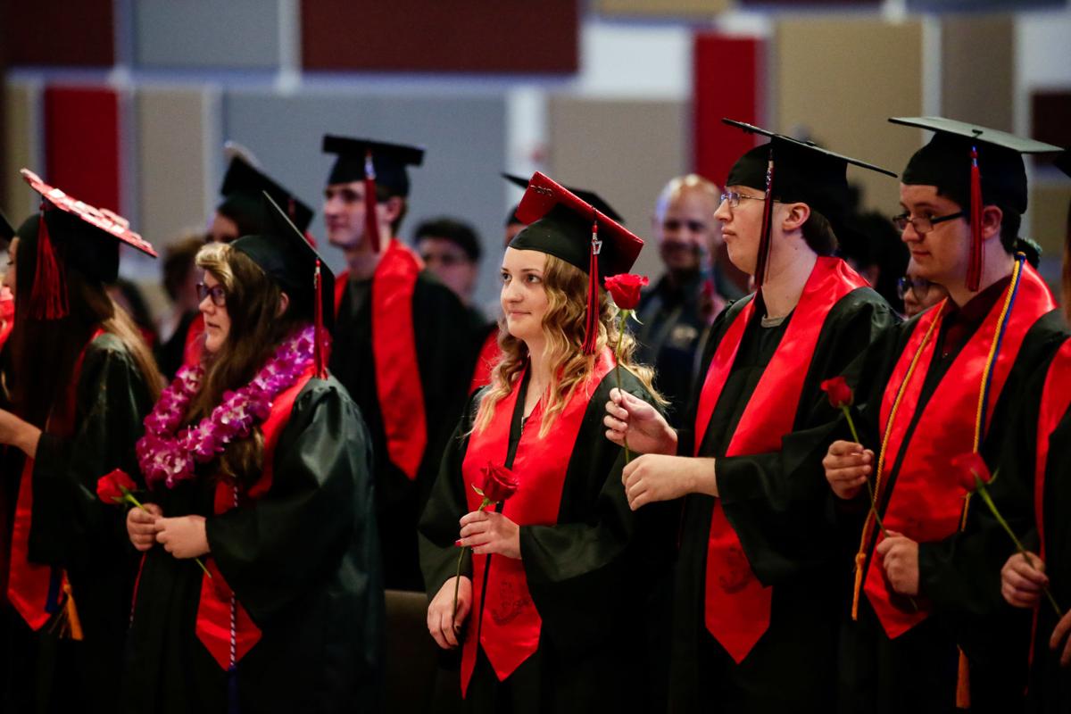 Graduation exercises for Aspen Valley High School were held on Wednesday, May 17, 2017 at Springs Church. Photo by Isaiah J. Downing