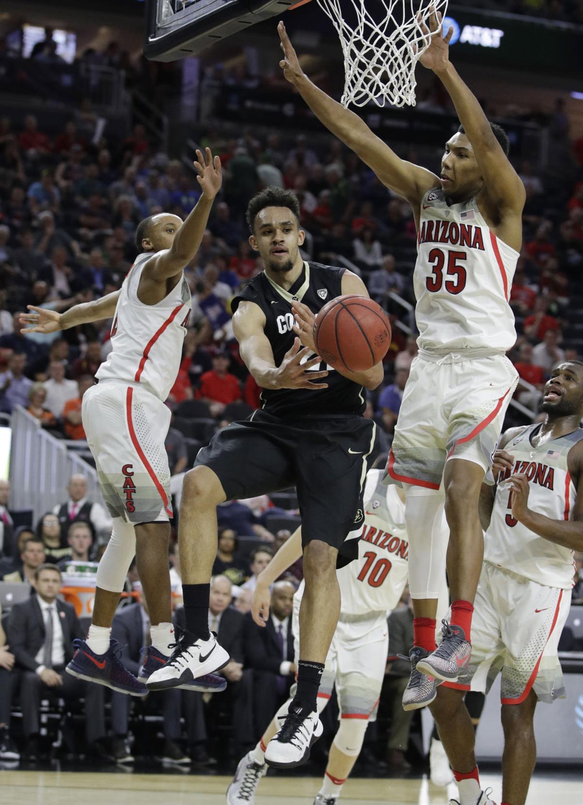 No 7 Arizona Beats Colorado At Pac 12 Tournament Despite Derrick