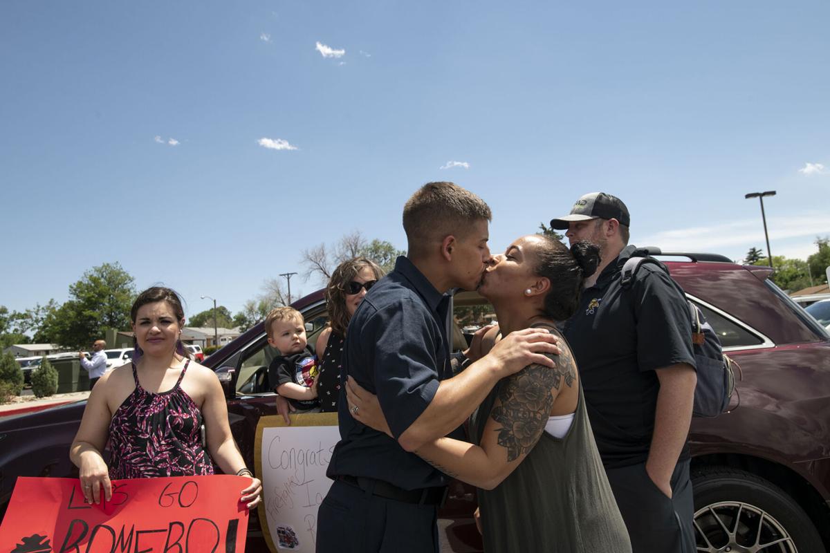 Colorado Springs Fire Department's Fire Academy class of 2020-2021 graduates