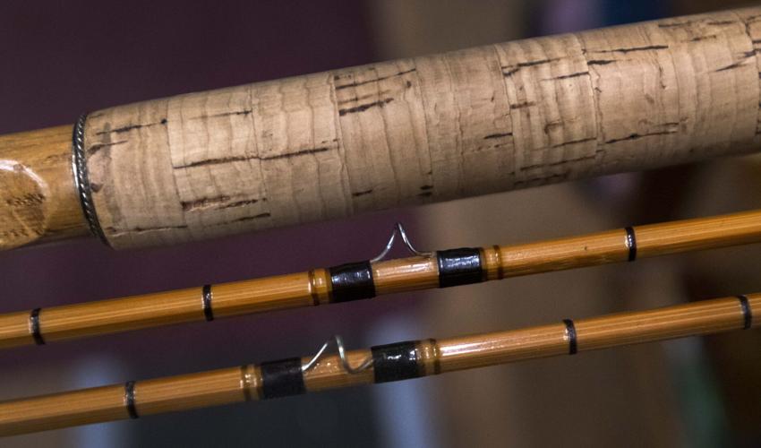 By a master's hands in the Colorado mountains, the bamboo fly rod