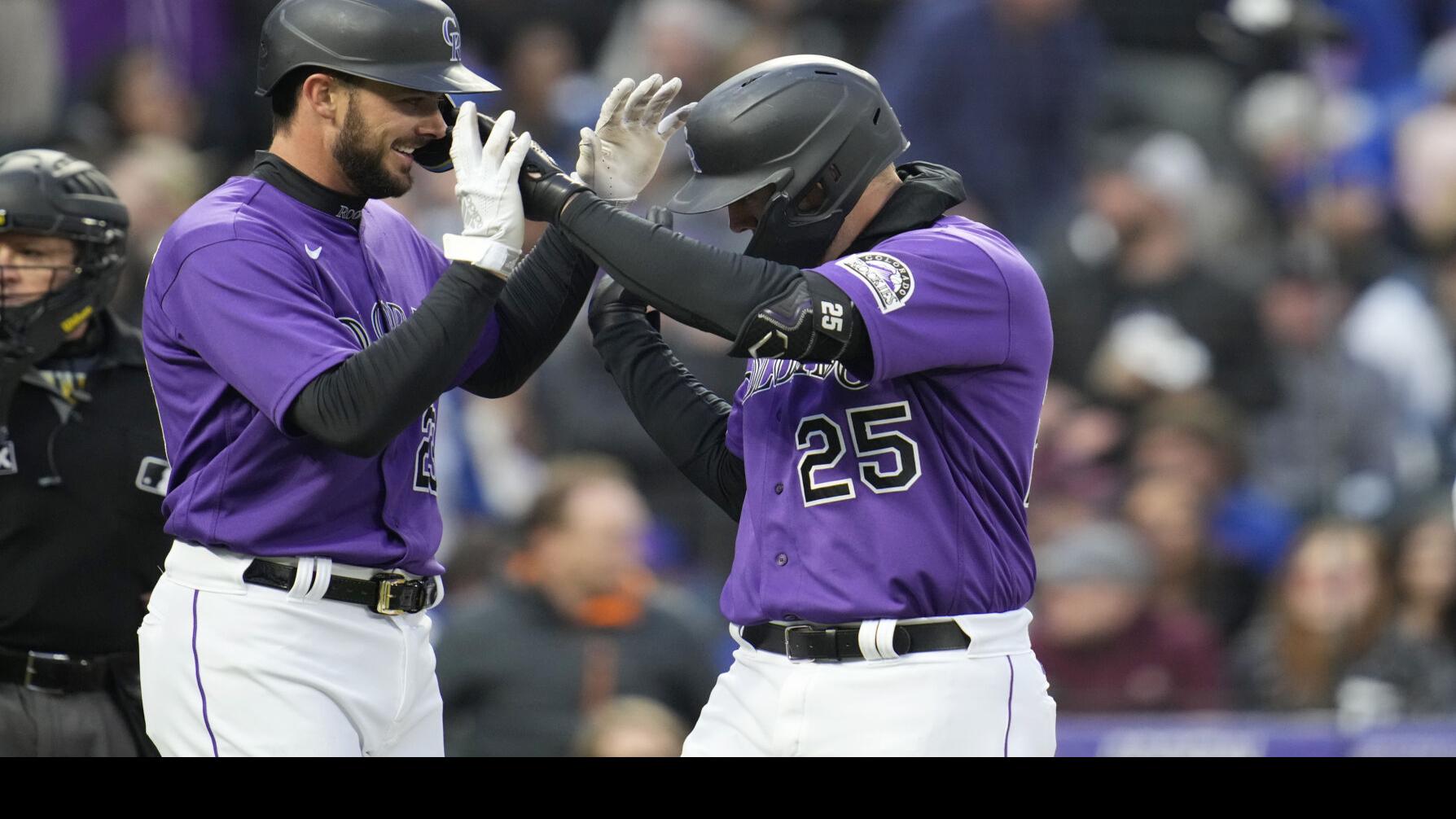 C.J. Cron launches two home runs as the Rockies' beat the Cubs 9-6, Rockies