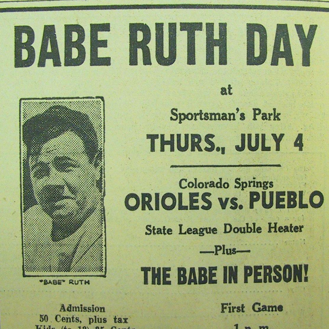 Babe Ruth teaches kids how to pitch