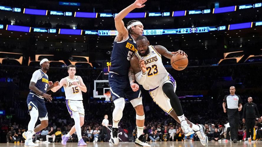 Denver Nuggets never get a grip on Lakers' post production, see win streak over Los Angeles end at 11
