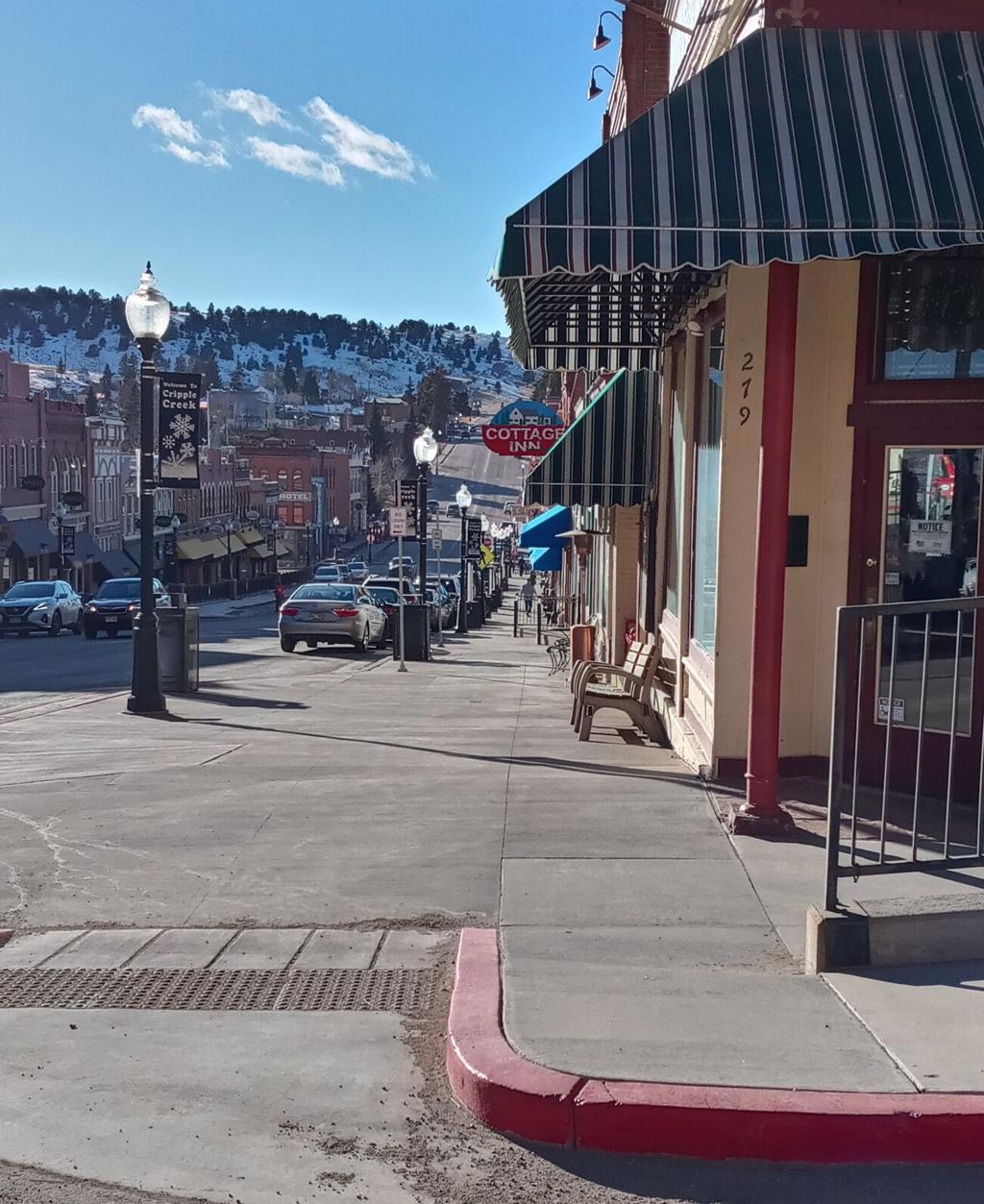 Downtown Cripple Creek, CO  Historic mining town that is still
