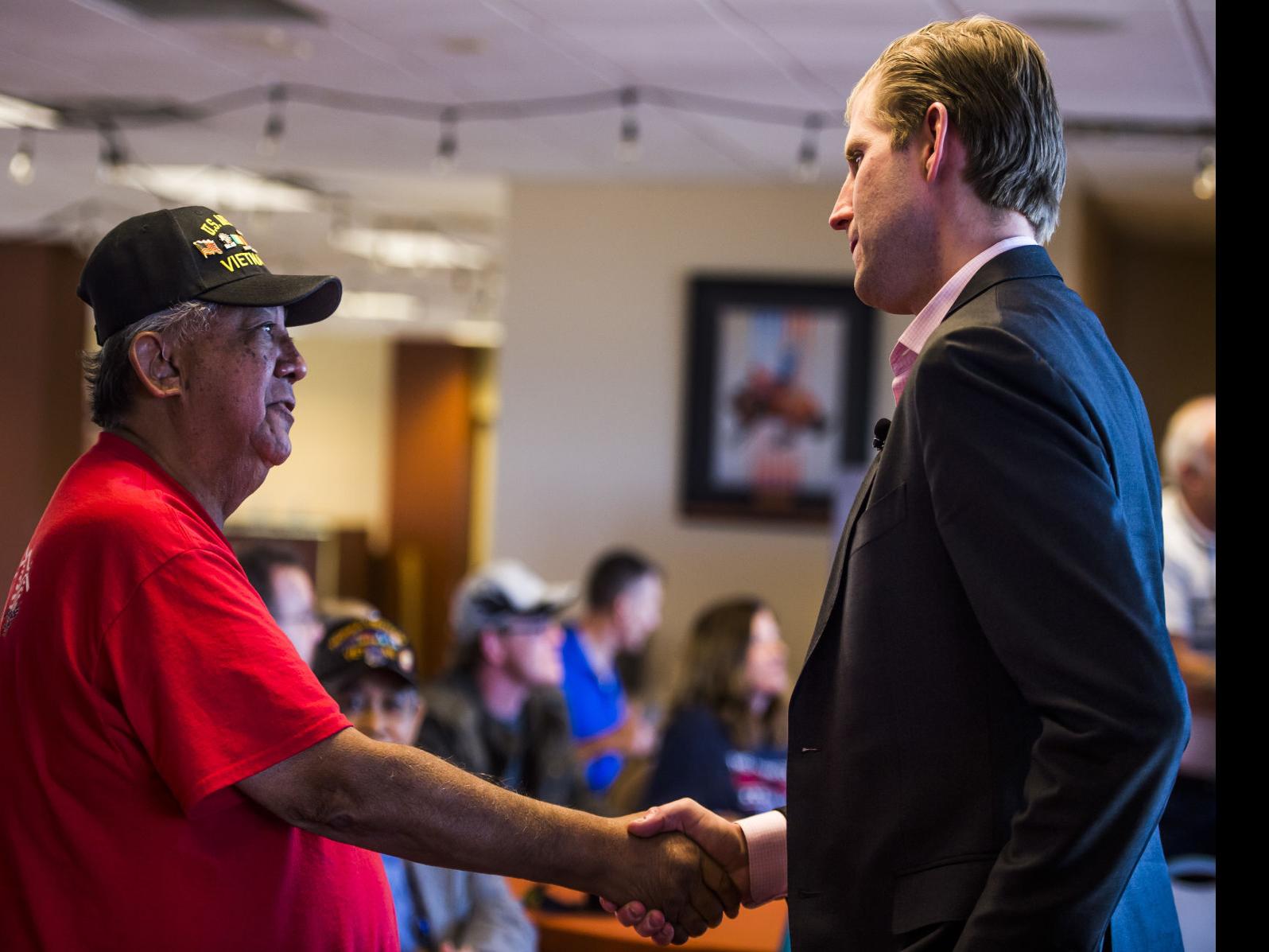 Eric Trump Boosts His Dad S Profile To Colorado Springs Military Audience Elections Gazette Com