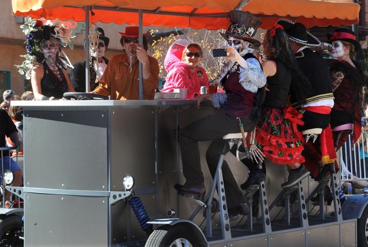 Thousands flocked to Manitou Springs on Saturday, October 25, 2014, for the annual Emma Crawford Coffin Races. The races started in 1995, but the story of Emma Crawford goes back to 1891 when she was buried at the top of Red Mountain above Manitou Sprin...