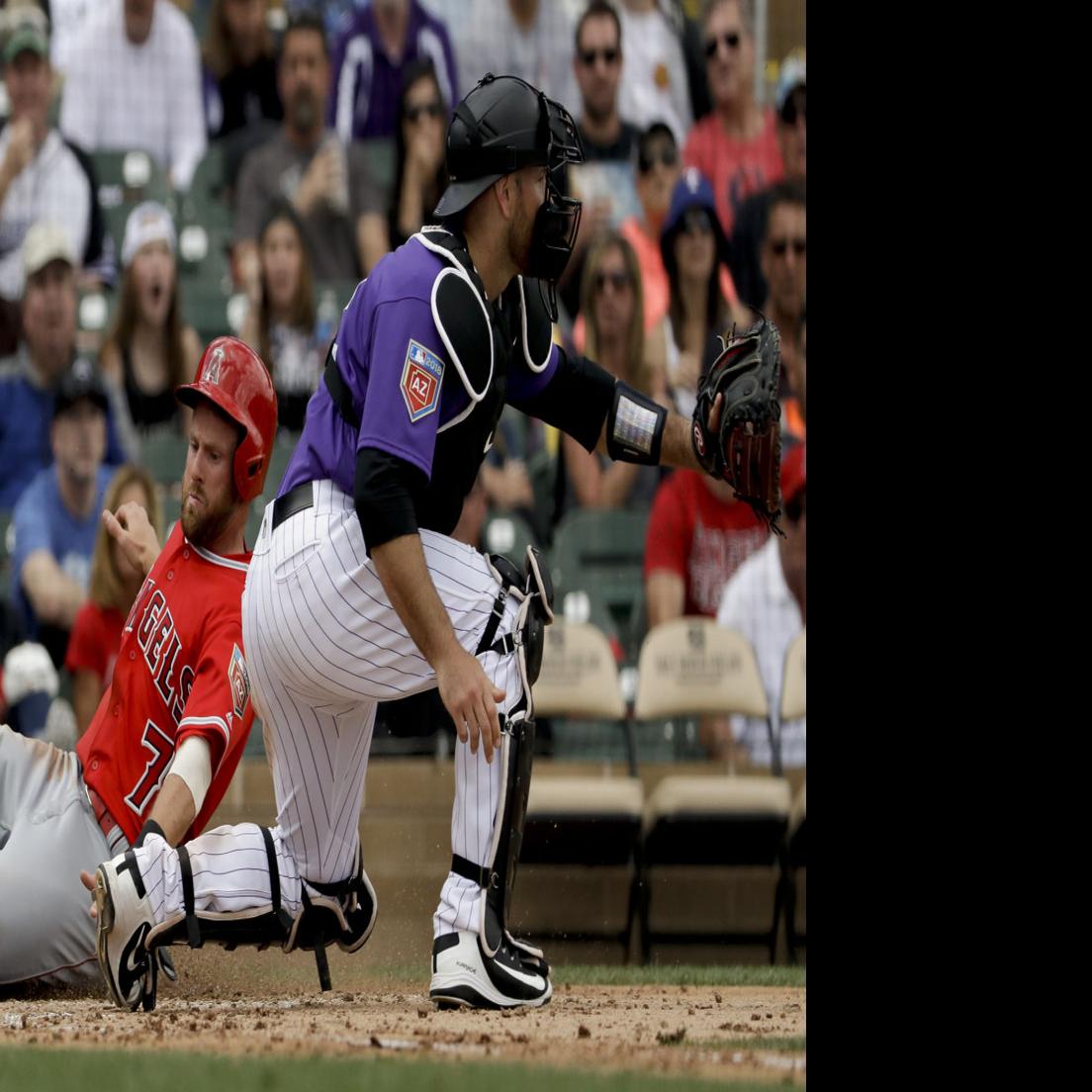 Colorado Rockies Carlos Gonzalez Majestic T Shirt jersey