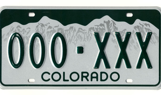 Colorado license plate history – South Platte Sentinel