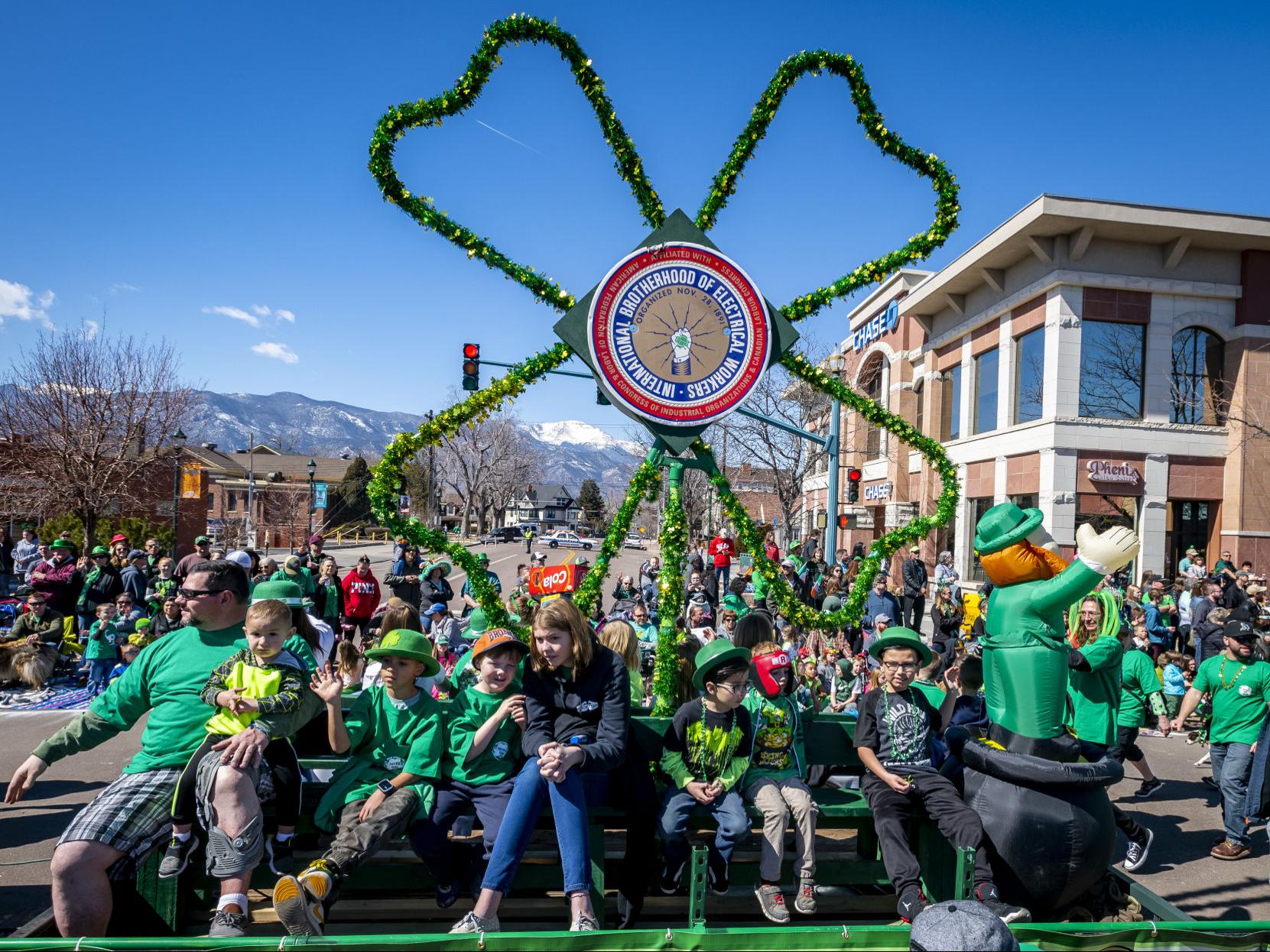 Colorado Avalanche Have Fun with St. Patrick's Day