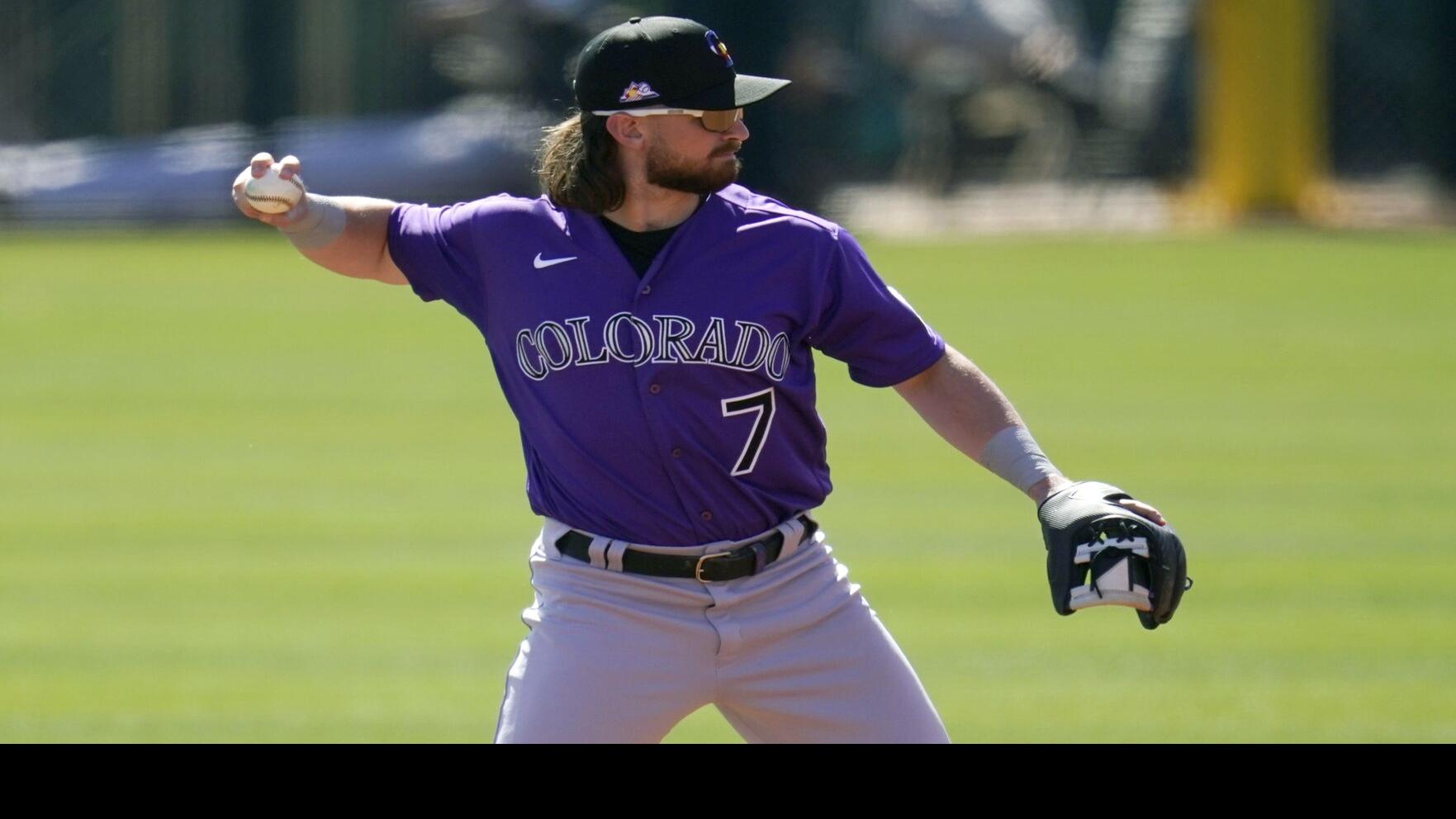 Colorado Rockies Team-Issued 2020 Home Opener Jersey: Raimel Tapia