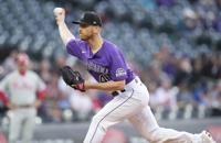 MLB roundup: Rockies' Chad Kuhl shuts out Dodgers