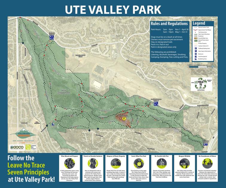Ute Valley Park Trail Map