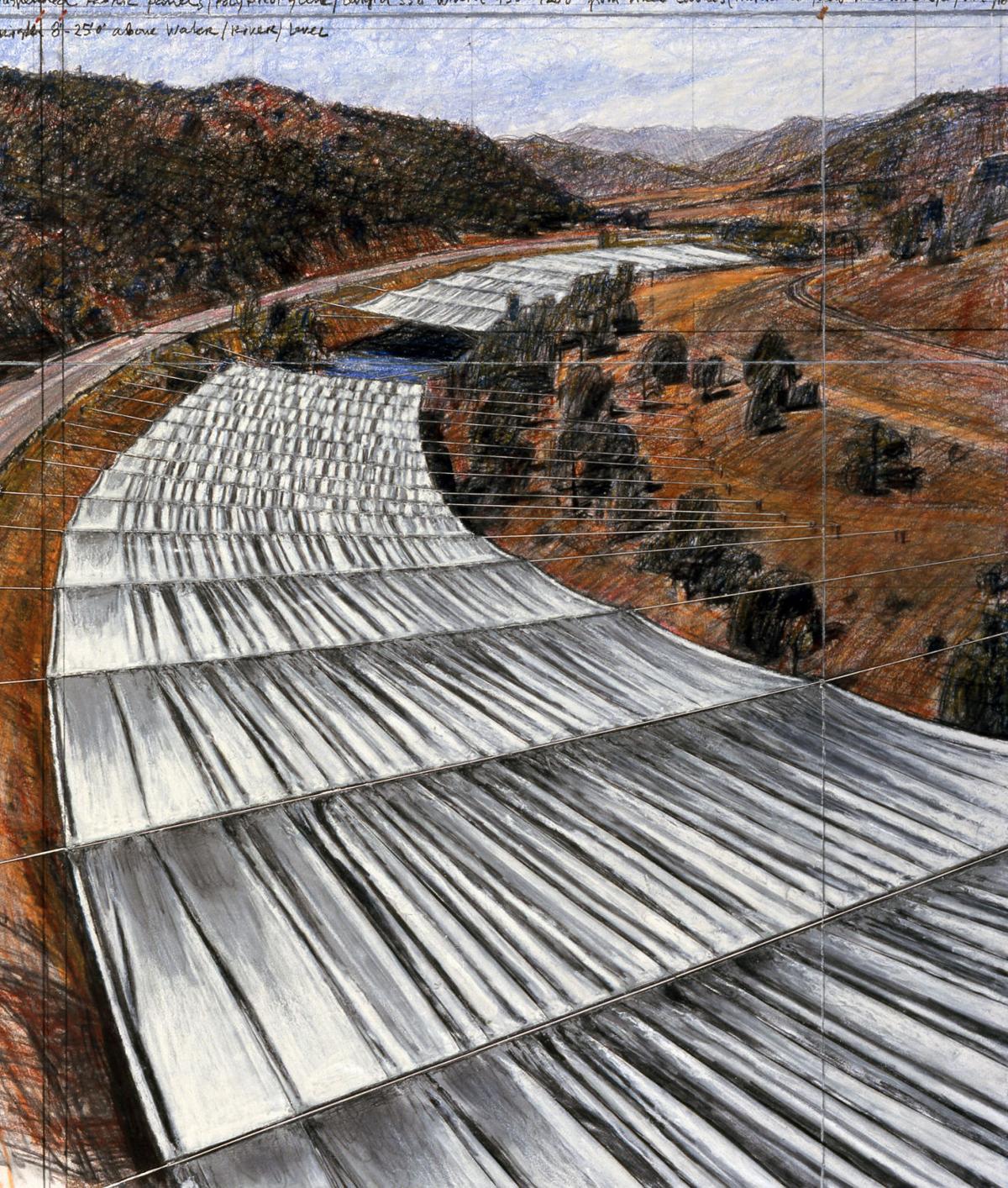 Christo Cancels Over The River In Protest Of New Landlord President Trump Colorado Springs News Gazette Com